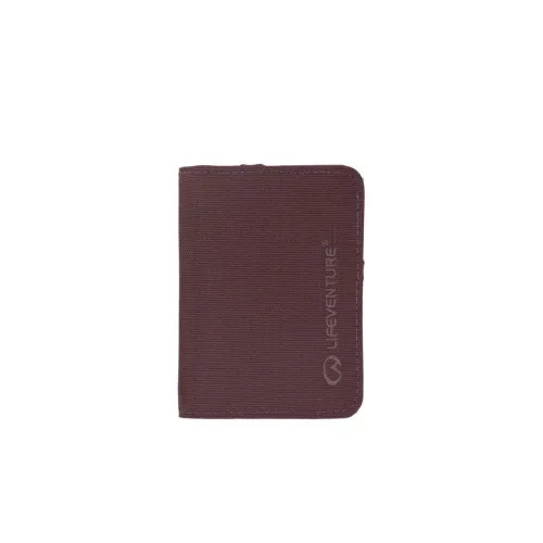 Lifeventure RFID Card Wallet - Recycled: Plum Colour: Plum