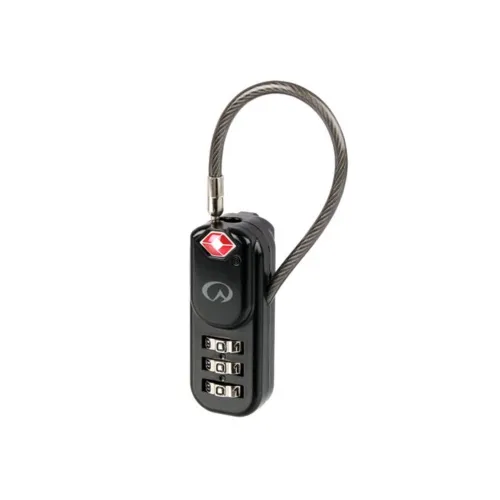 Lifeventure TSA Approved Cable Luggage Lock 3 Digit Heavy