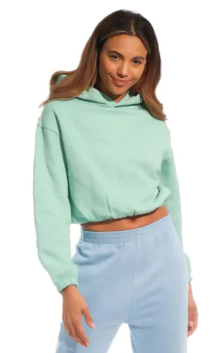 Light & Shade LSLSWT021 Women's Cropped Hooded Top
