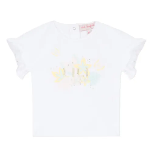 Lili Gaufrette  KERINI  girls's Children's T shirt in White