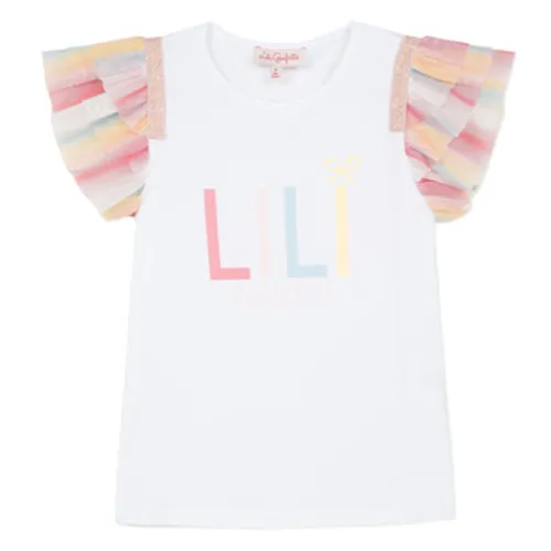 Lili Gaufrette  NOLELI  girls's Children's T shirt in White