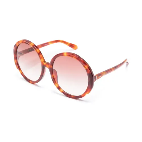 Linda Farrow , Lfl1356 C3 SUN Sunglasses ,Brown female, Sizes:
