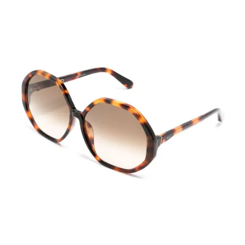 Linda Farrow , Lfl1415 C2 SUN Sunglasses ,Brown female, Sizes: