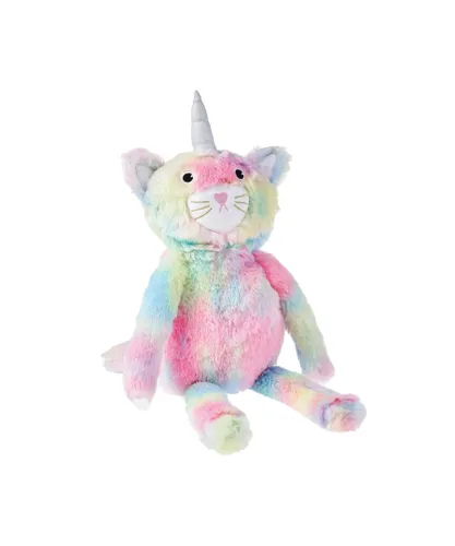 Linen House Unisex I Believe In Kittycorns Plush Toy - Multicolour - One