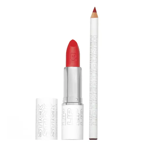 Lipstick and Liner Duo Red