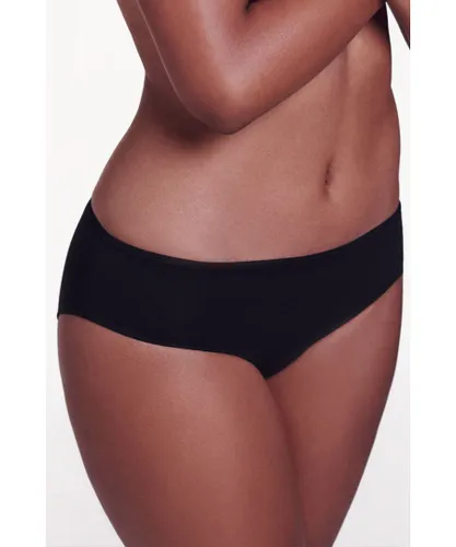 Lisca Womens 2 Pack 'Cotton Modal Blend' Bikini Knickers - Black