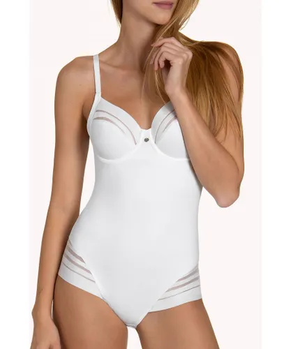 Lisca Womens 'Alegra' Underwired Bodysuit - White Polyamide