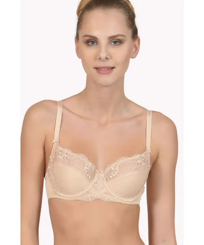 Lisca Womens 'Caroline' Underwired Full Cup Bra - Natural