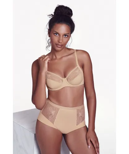 Lisca Womens 'Gina’ Underwired Full Cup Bra (Fuller Bust) - Natural