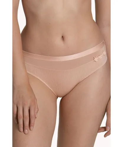 Lisca Womens 'Gracia' Bikini Knickers - Blush Polyamide