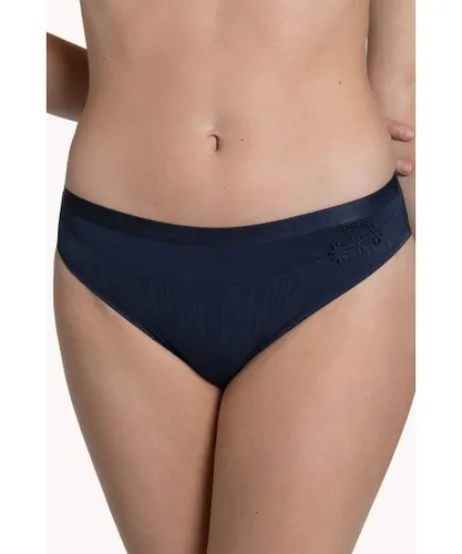 Lisca Womens 'Gracia' Bikini Knickers - Navy Polyamide