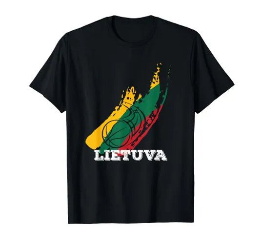 Lithuania Lietuva Basketball Lithuanian Strong Gift T-Shirt