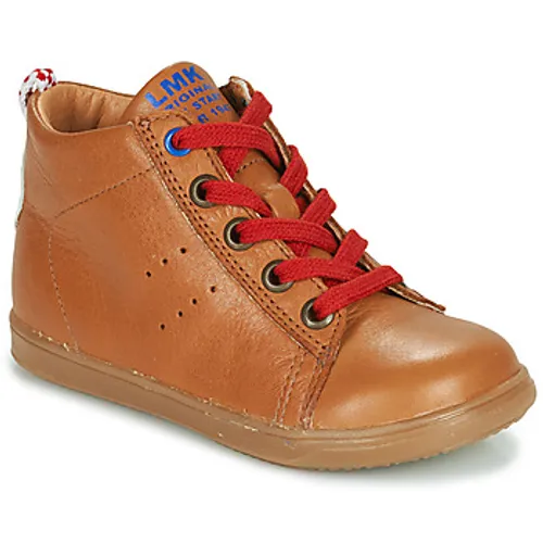 Little Mary  LEON  boys's Children's Shoes (High-top Trainers) in Brown