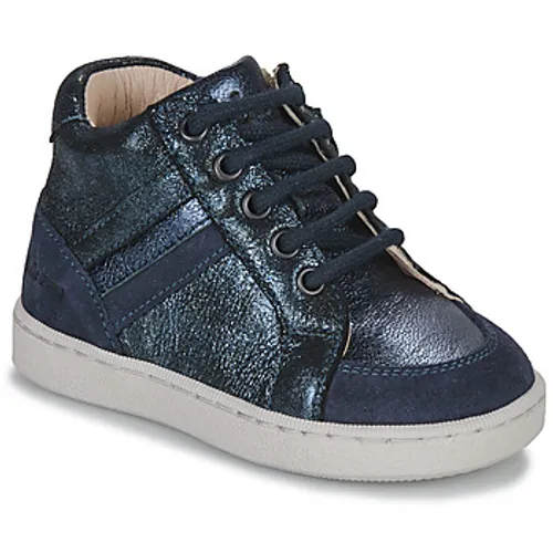 Little Mary  LYNNA  girls's Children's Shoes (High-top Trainers) in Blue