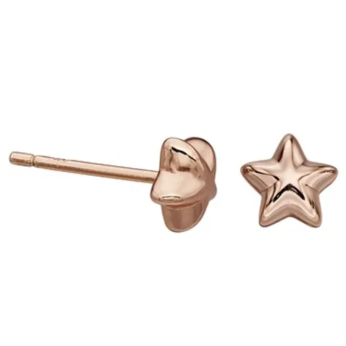 Little Star Amelia Rose Gold Star Earrings