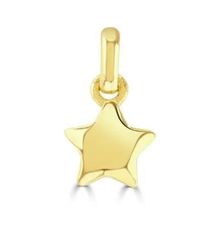 Little Star Gold Plated Sterling Silver Star Charm - Silver