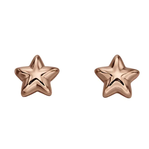Little Star Sterling Silver Rose Gold Plated Amelia Childs Stud Earrings