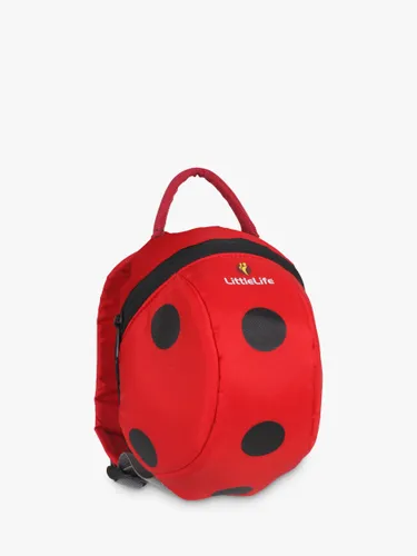 LittleLife Ladybird Toddler Backpack, Red - Red - Unisex