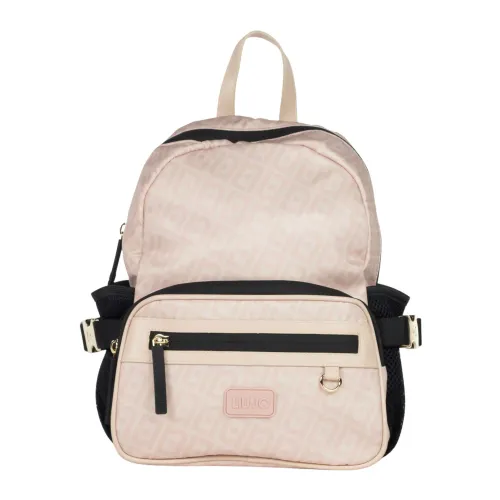 Liu Jo , Allover Logo Backpack ,Pink female, Sizes: ONE SIZE