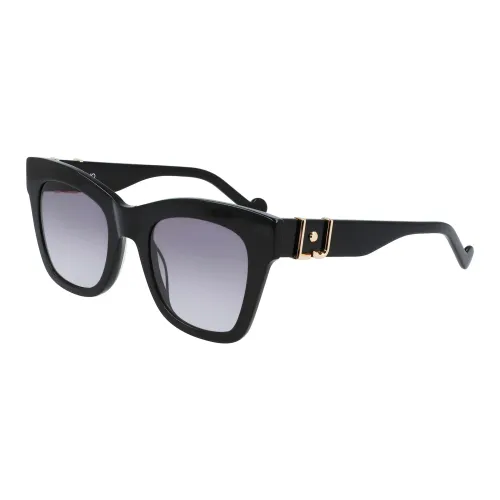 Liu Jo , Black/Grey Shaded Sunglasses Lj746S ,Black female, Sizes: