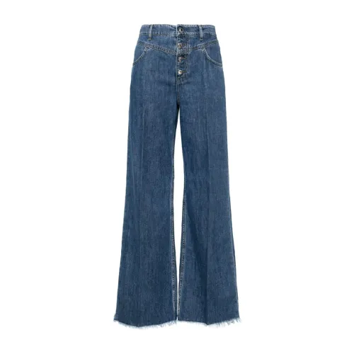 Liu Jo , Blue Denim Flare Jeans ,Blue female, Sizes:
