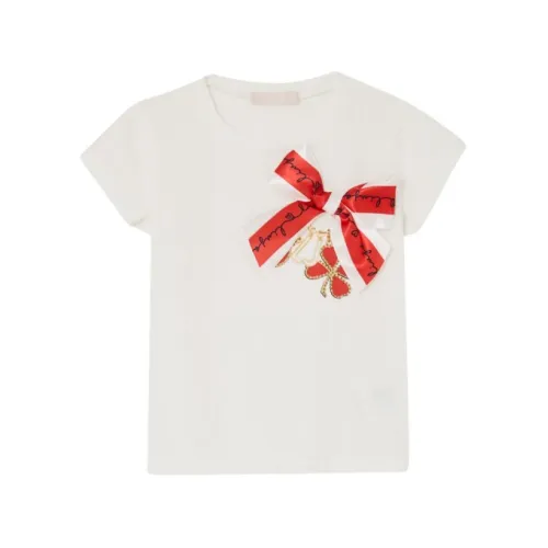 Liu Jo , Casual Cotton T-Shirt ,White female, Sizes: