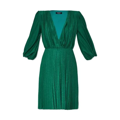 Liu Jo , Casual Dress - Green Met ,Green female, Sizes: