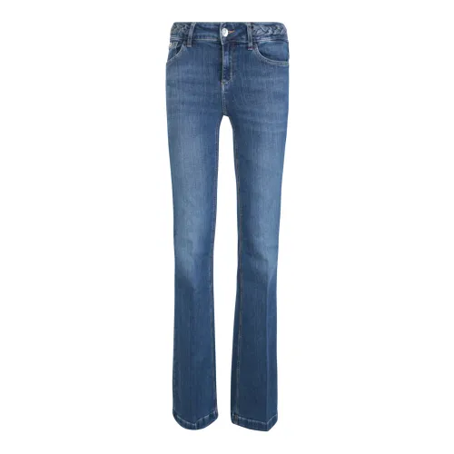 Liu Jo , Classic Blue Bootcut Jeans ,Blue female, Sizes: