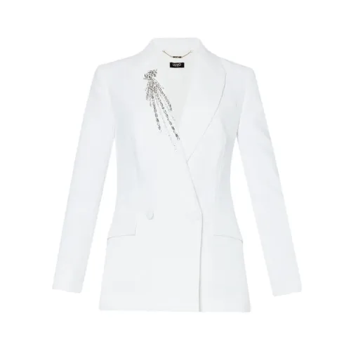 Liu Jo , Double-Breasted Jacket ,White female, Sizes:
