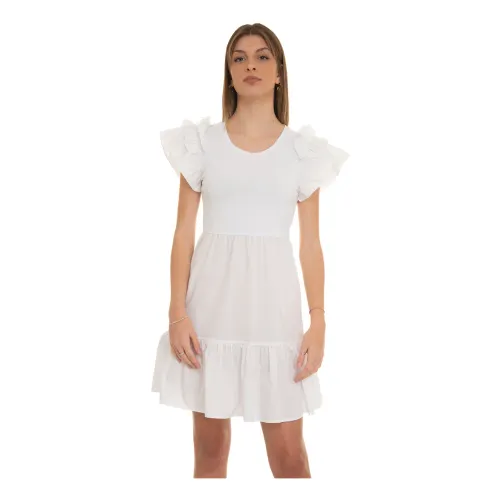 Liu Jo , Elegant Everyday Dress ,White female, Sizes: