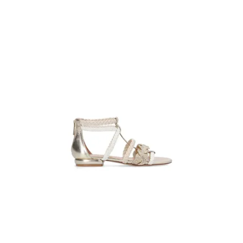 Liu Jo , Elegant Flat Heeled Sandals ,White female, Sizes: