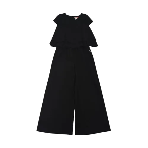 Liu Jo , Elegant Jumpsuit Solid Color ,Black female, Sizes: