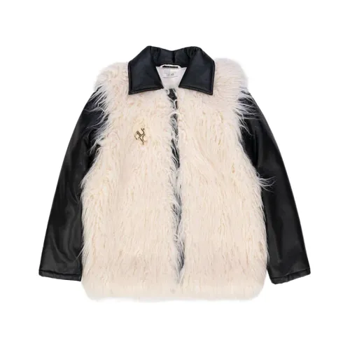 Liu Jo , Faux Leather Teddy Chief Jacket ,Black female, Sizes: