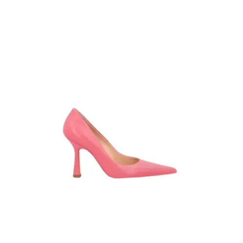 Liu Jo , Fuchsia Leather Heel Pumps ,Pink female, Sizes: