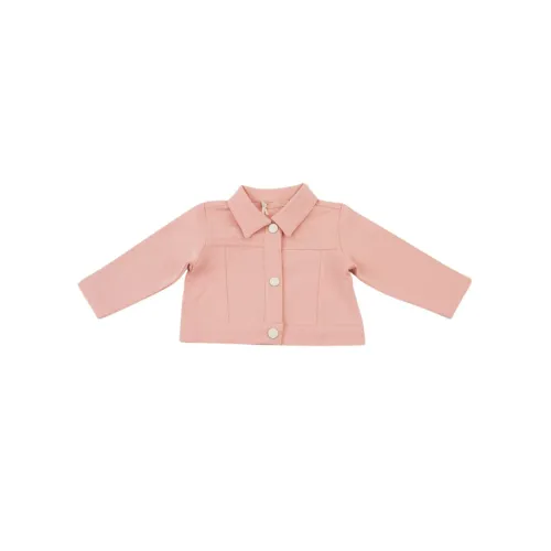 Liu Jo , Girls` Polo Snap Jacket ,Pink female, Sizes: