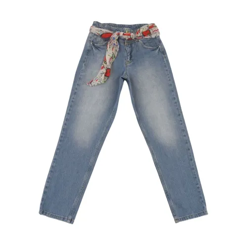 Liu Jo , High-waisted Jeans for Girls ,Blue female, Sizes: