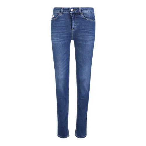 Liu Jo , High-Waisted Skinny Dark Blue Jeans ,Blue female, Sizes: