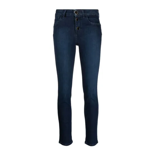 Liu Jo , Indigo Blue Skinny-Cut Jeans ,Blue female, Sizes: