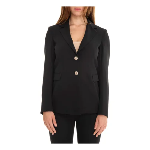 Liu Jo , Jacket with 2 buttons ,Black female, Sizes: