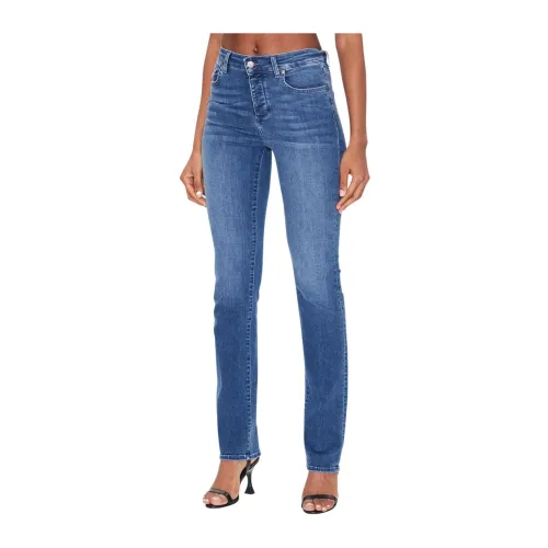 Liu Jo , Jeans pant.authentic straight h.w. ,Blue female, Sizes: