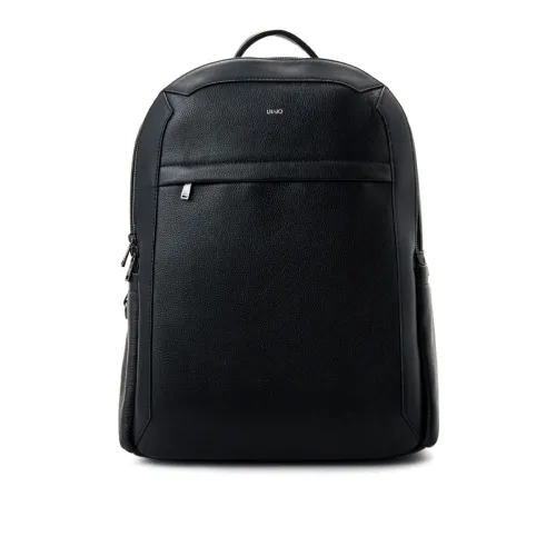 Liu Jo , Leather Topback Backpack ,Black female, Sizes: ONE SIZE