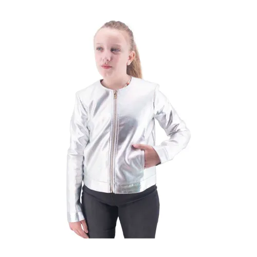 Liu Jo , Lightweight Synthetic Leather Jacket ,Gray female, Sizes: