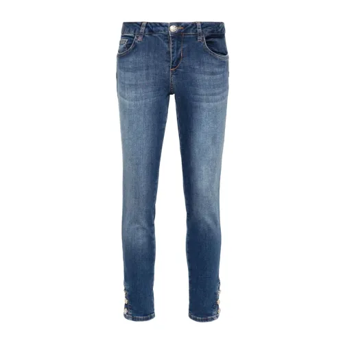 Liu Jo , LIU JO Blue Denim Jeans ,Blue female, Sizes: