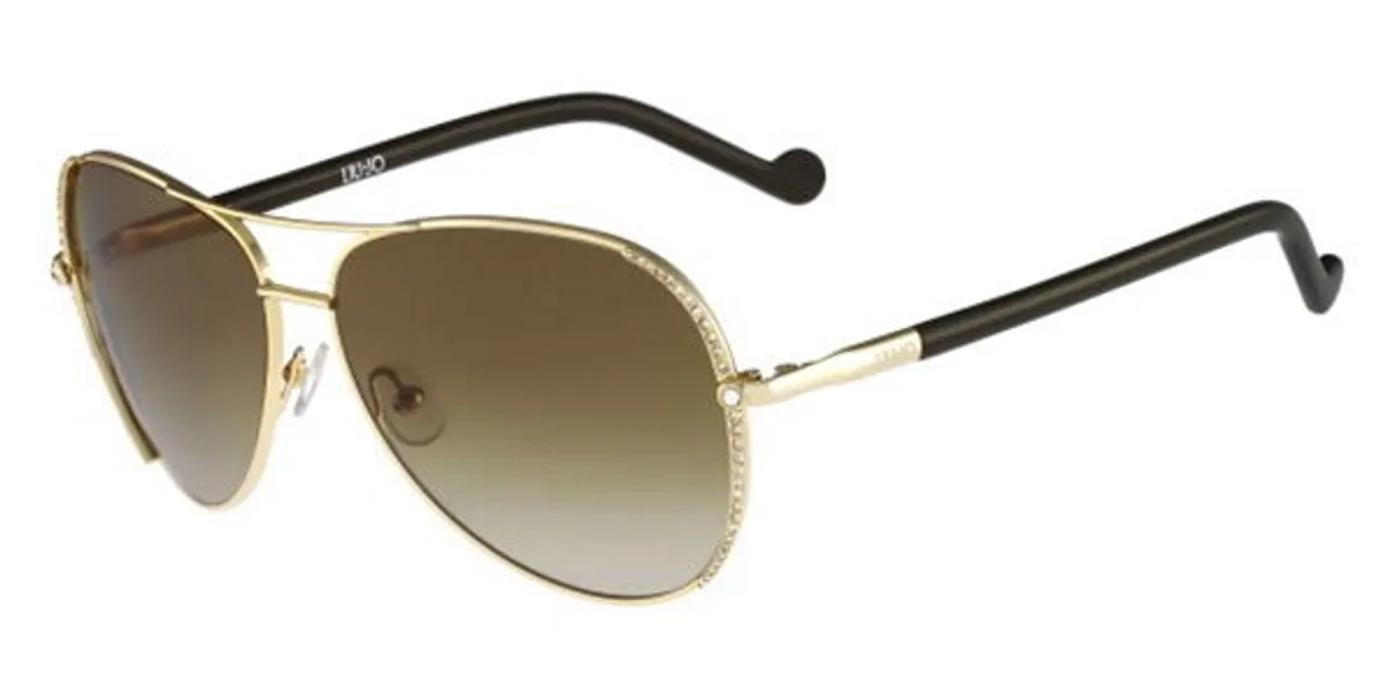 Liu Jo LJ102SR 717 Women's Sunglasses Gold Size 59