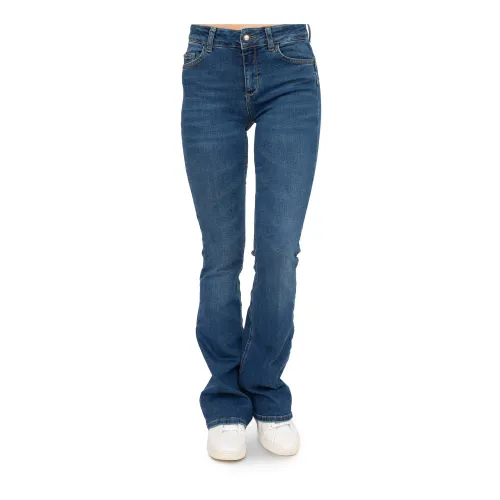 Liu Jo , Parfait Beat Loose-fit Jeans ,Blue female, Sizes: