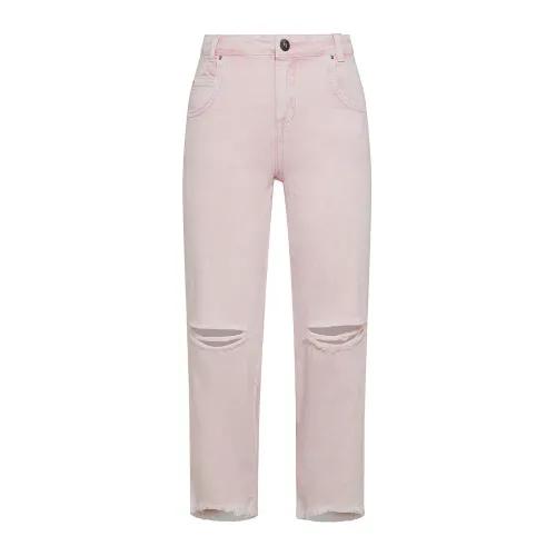 Liu Jo , Pink Trousers ,Pink female, Sizes: