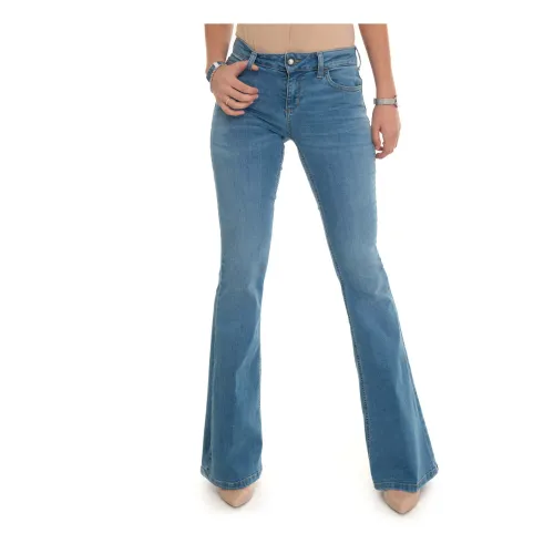 Liu Jo , Retro Flared Jeans ,Blue female, Sizes: