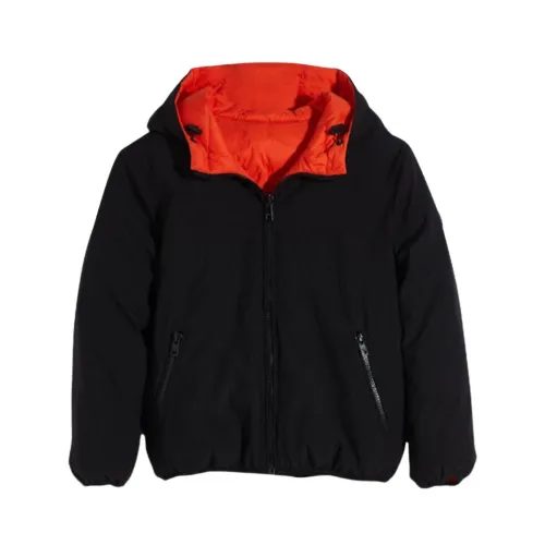 Liu Jo , Reversible Padded Jacket ,Orange unisex, Sizes: