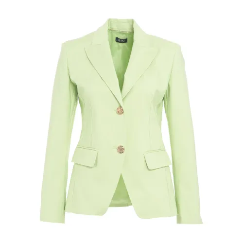 Liu Jo , Single-breasted blazer ,Green female, Sizes:
