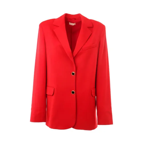 Liu Jo , Stylish Blazers for Women ,Red female, Sizes: